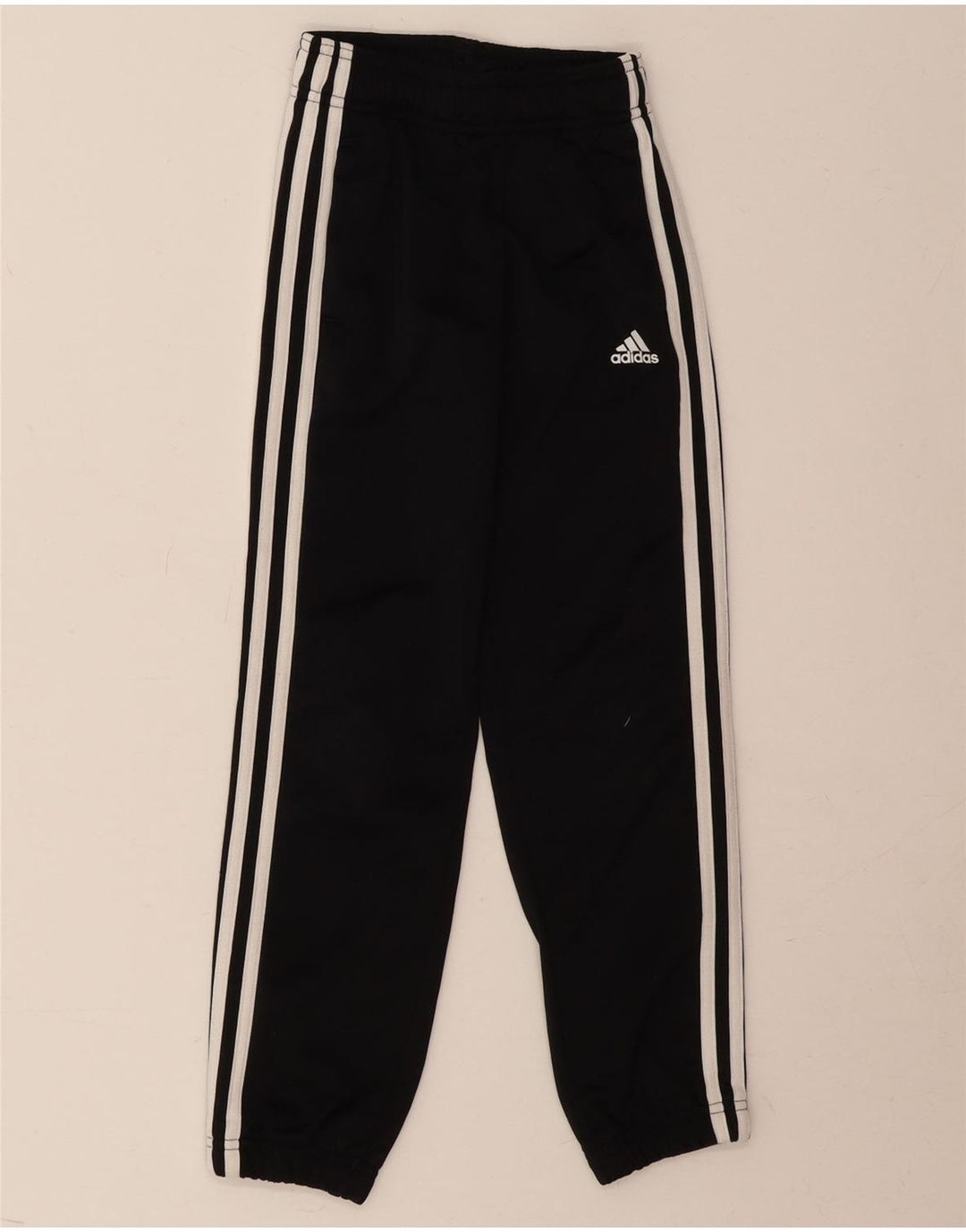 Adidas Boys Tracksuit Trousers Joggers 7-8 Years Black