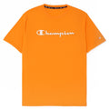 Champion Mens Graphic T-Shirt Top 2XL Orange Cotton