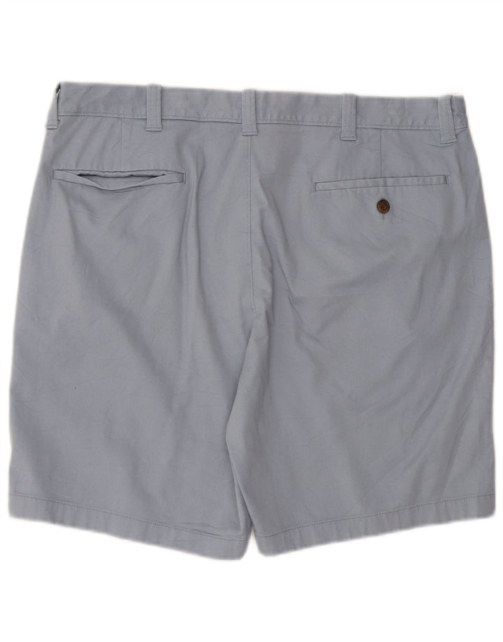 J. CREW Mens Chino Shorts W36 Large  Blue Cotton