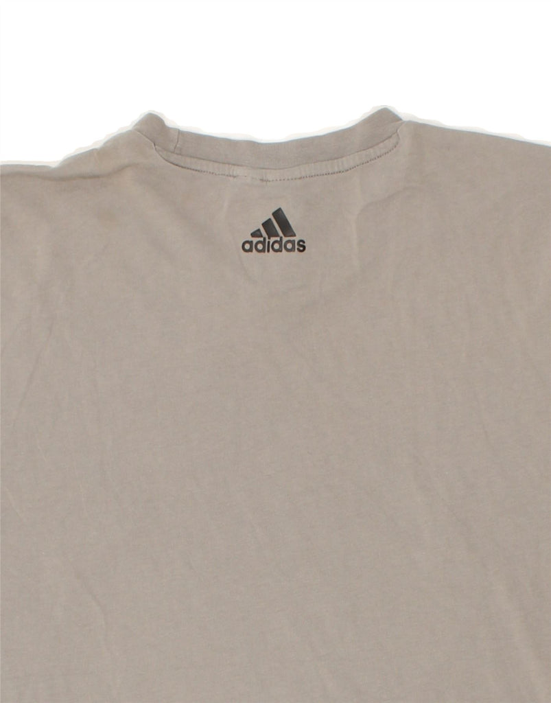 ADIDAS Mens Graphic T-Shirt Top Large Grey | Vintage Adidas | Thrift | Second-Hand Adidas | Used Clothing | Messina Hembry 