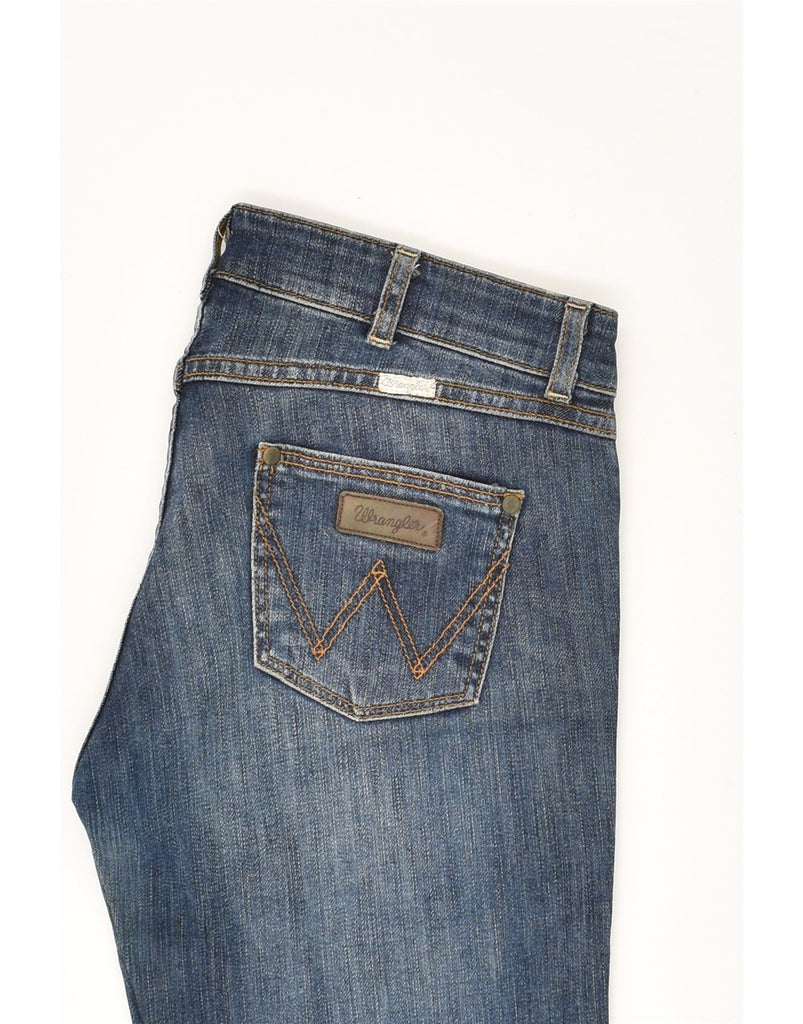 WRANGLER Womens Iris Bootcut Jeans W29 L30 Blue Cotton | Vintage Wrangler | Thrift | Second-Hand Wrangler | Used Clothing | Messina Hembry 