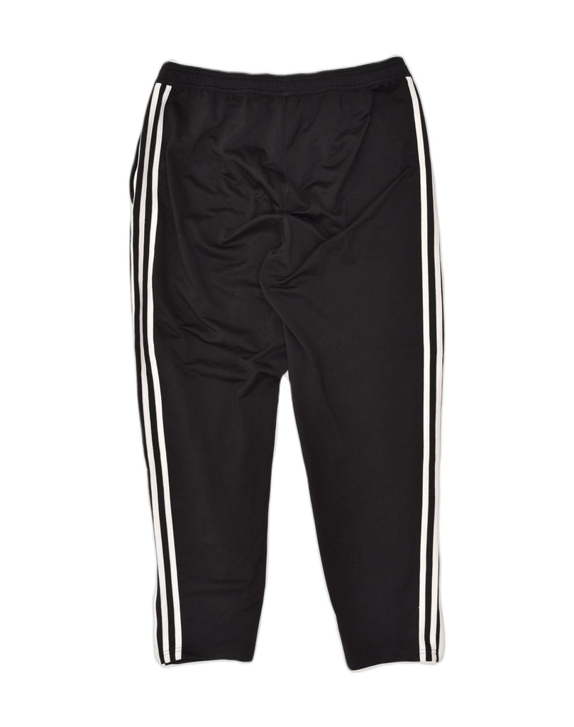 ADIDAS Mens Tracksuit Trousers Large Black Polyester | Vintage Adidas | Thrift | Second-Hand Adidas | Used Clothing | Messina Hembry 