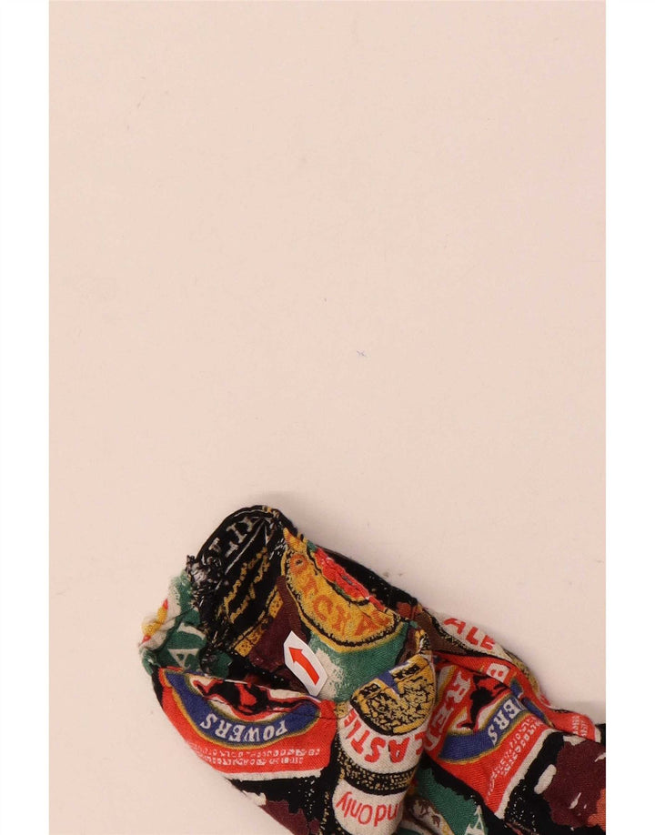 Vintage Mens Abstract Pattern Shirt XL Multicoloured Viscose