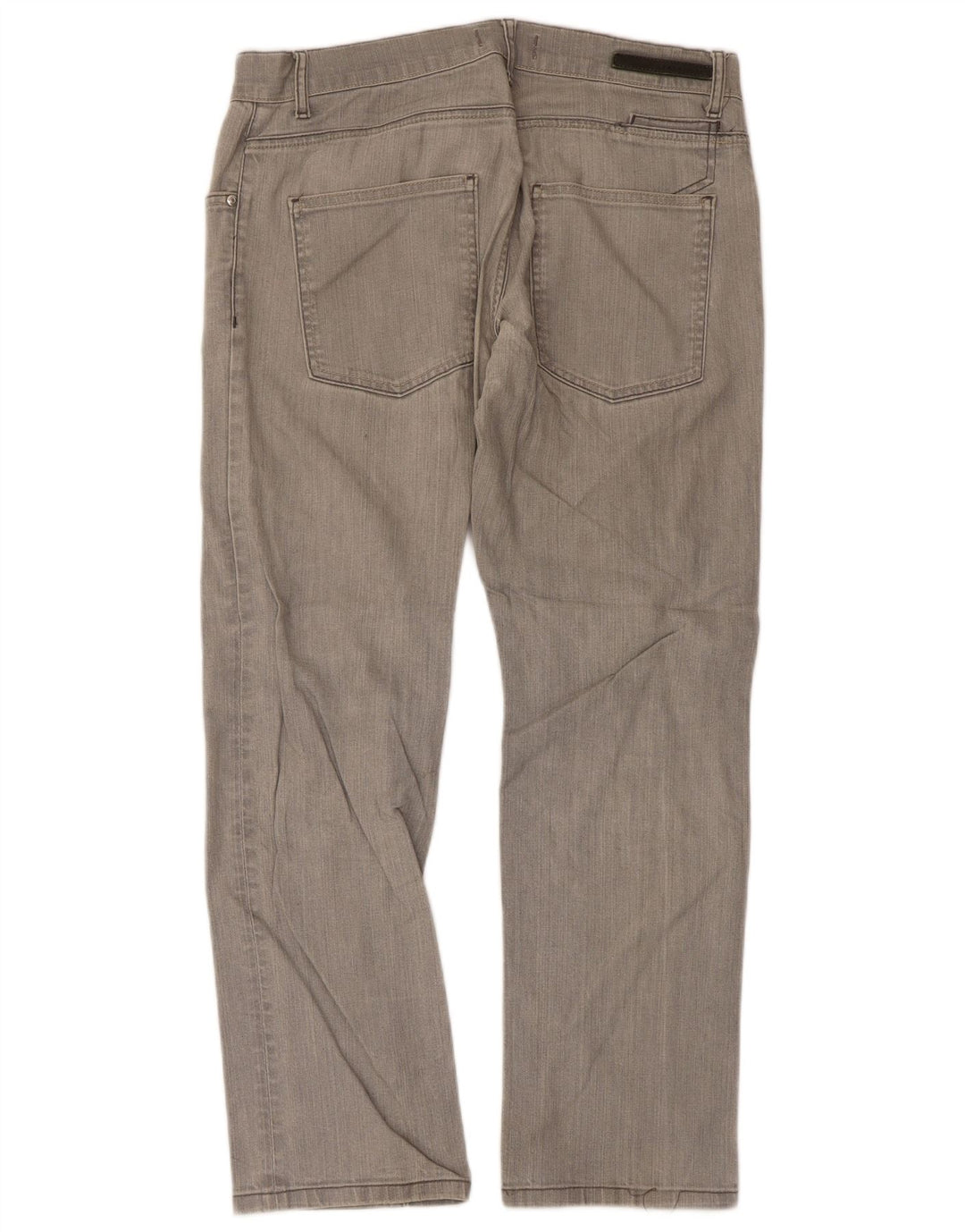 Zara Mens Straight Jeans EU 42 Large W32 L28 Grey Cotton