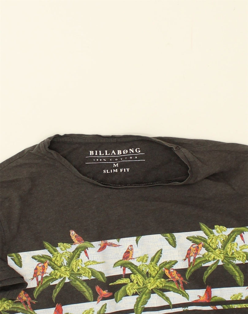 Mens Slim Fit Graphic T-Shirt Top Medium | Vintage Billabong | Thrift | Second-Hand Billabong | Used Clothing | Messina Hembry 