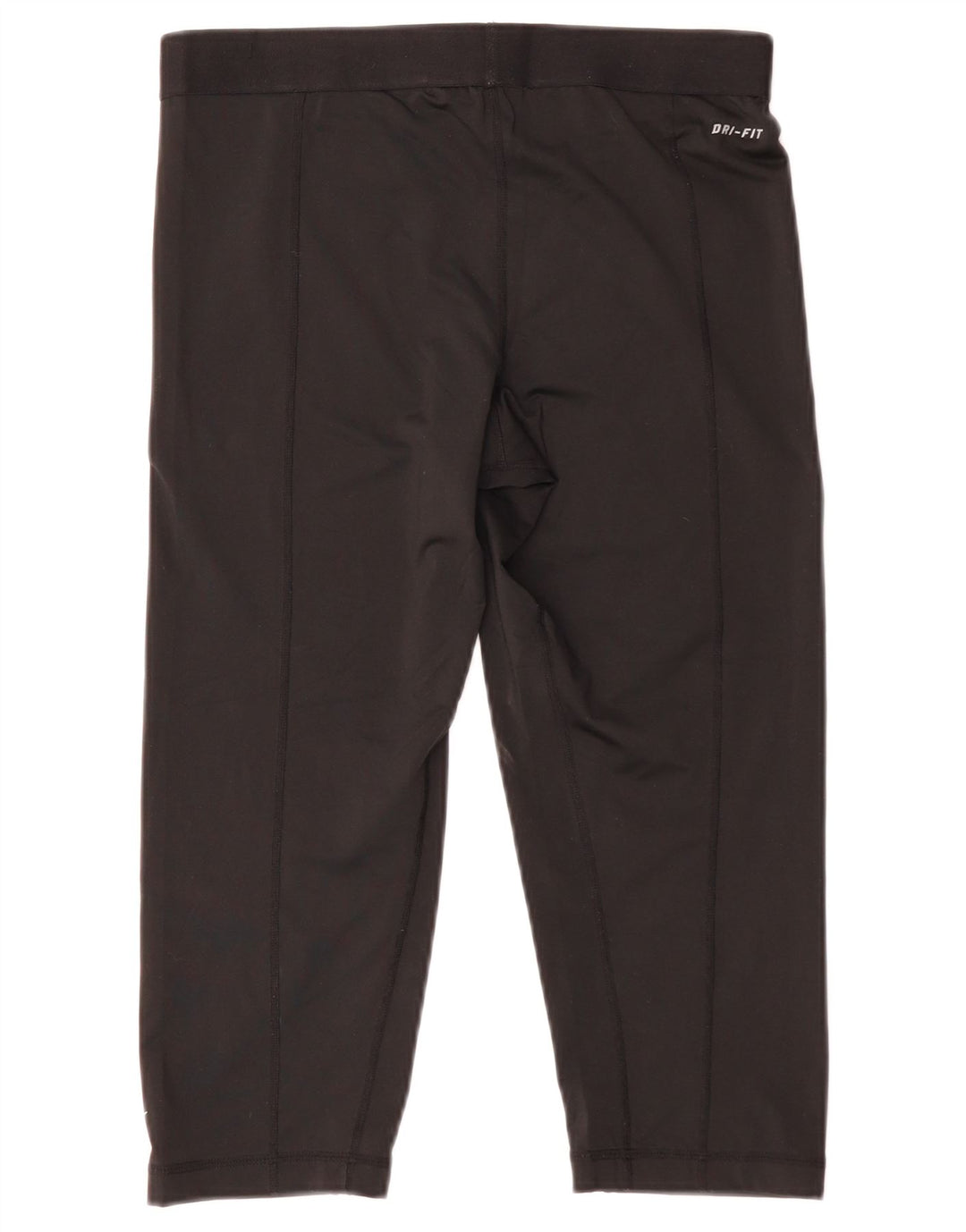 Nike Womens Graphic Capri Leggings UK 26 Large Black Polyester