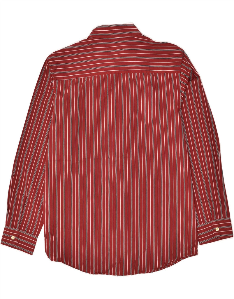 CHAPS Boys Shirt 14-15 Years Large Red Striped Cotton | Vintage Chaps | Thrift | Second-Hand Chaps | Used Clothing | Messina Hembry 