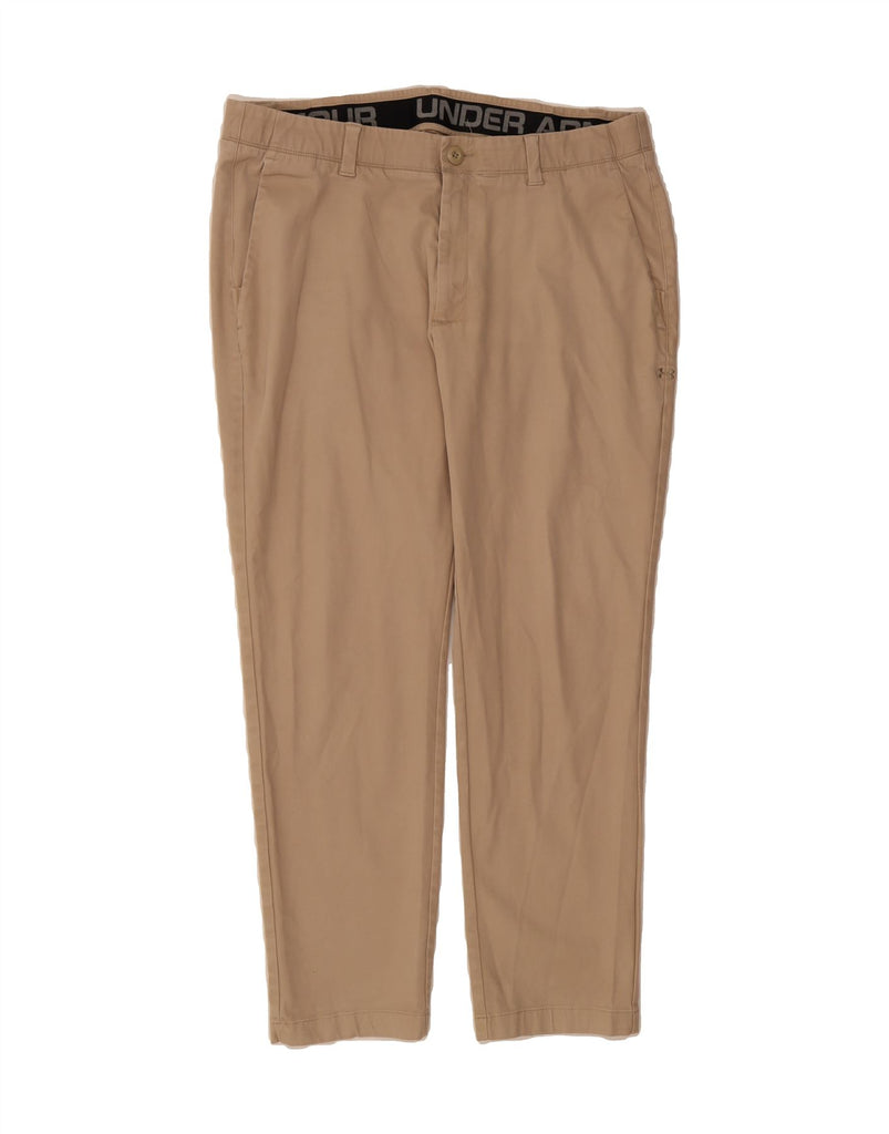 UNDER ARMOUR Mens Slim Chino Trousers W38 L30 Beige Vintage Under Armour and Second-Hand Under Armour from Messina Hembry 