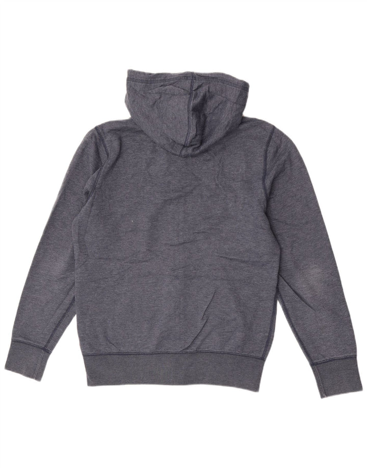 Levi's Mens Zip Hoodie Sweater Small Navy Blue Flecked Cotton