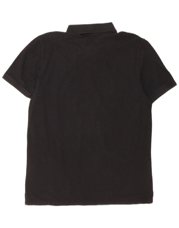Mustang Mens Polo Shirt Large Black Cotton