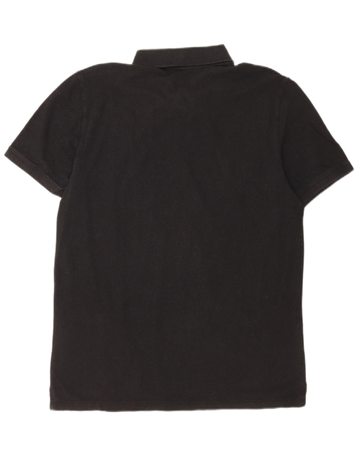 Mustang Mens Polo Shirt Large Black Cotton