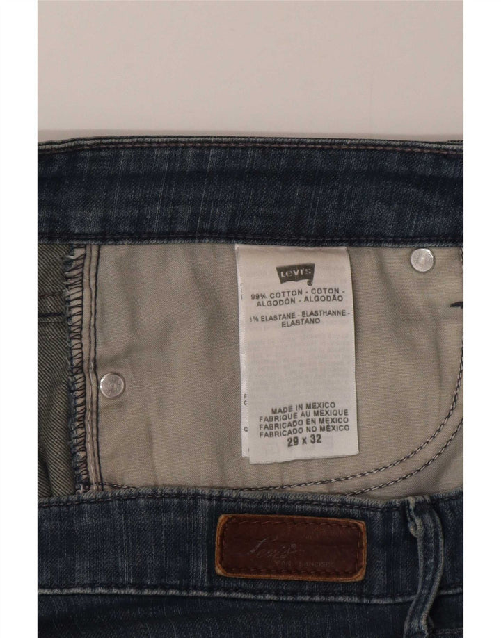 Levi's Womens Slim Jeans W29 L28 Blue Cotton