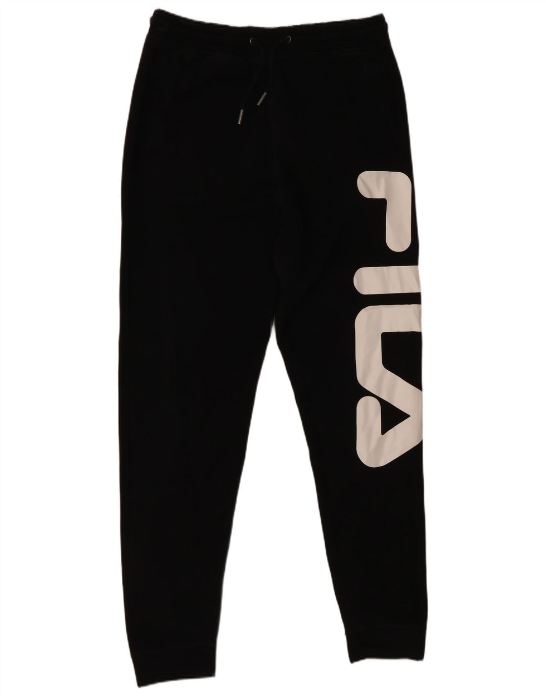 FILA Mens Graphic Tracksuit Trousers Joggers Medium  Black Cotton