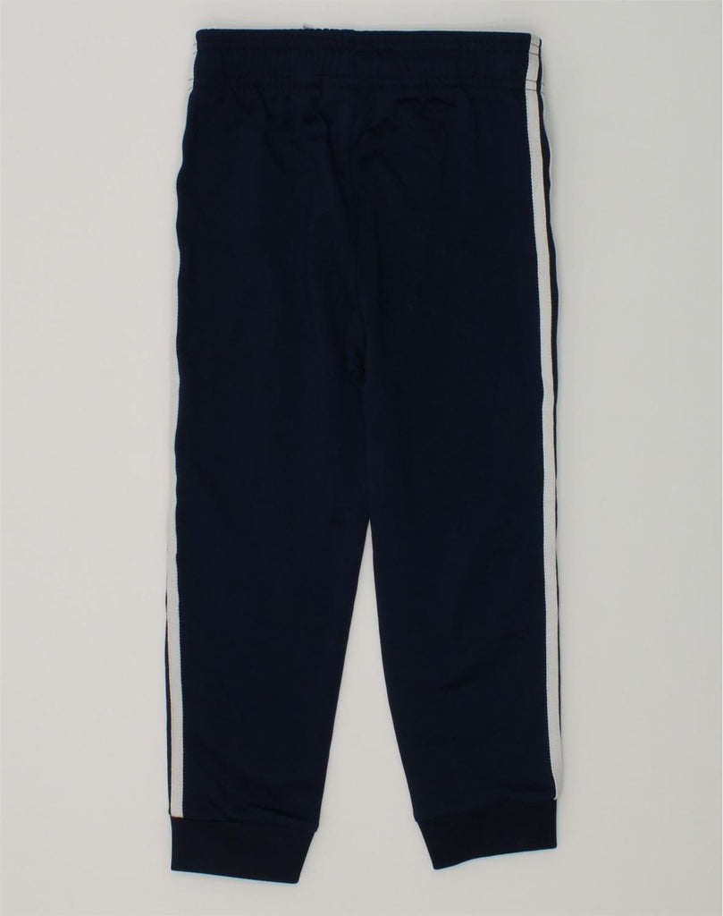 ADIDAS Boys Tracksuit Trousers Joggers 3-4 Years Navy Blue Polyester | Vintage Adidas | Thrift | Second-Hand Adidas | Used Clothing | Messina Hembry 