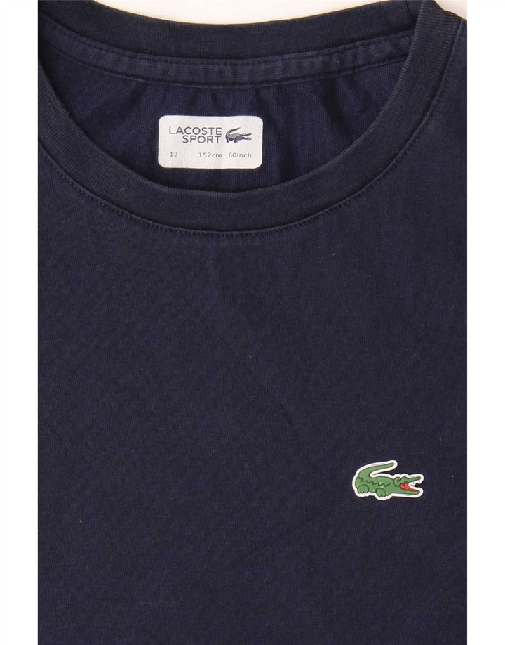 Lacoste Boys T-Shirt Top 11-12 Years Navy Blue