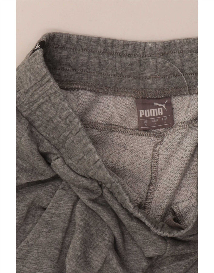 Puma Mens Tracksuit Trousers Joggers Small Grey Flecked