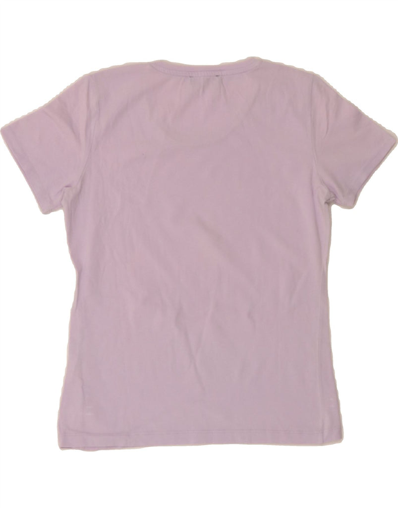 CALVIN KLEIN Girls Graphic T-Shirt Top 11-12 Years Large Purple Cotton Vintage Calvin Klein and Second-Hand Calvin Klein from Messina Hembry 