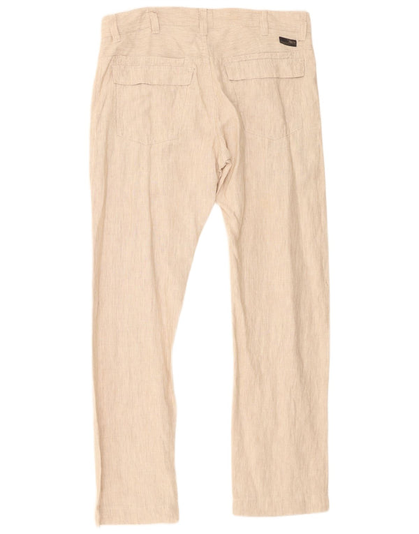 Marlboro Classics Mens Straight Casual Trousers EU 50 Large W36 L31 Beige