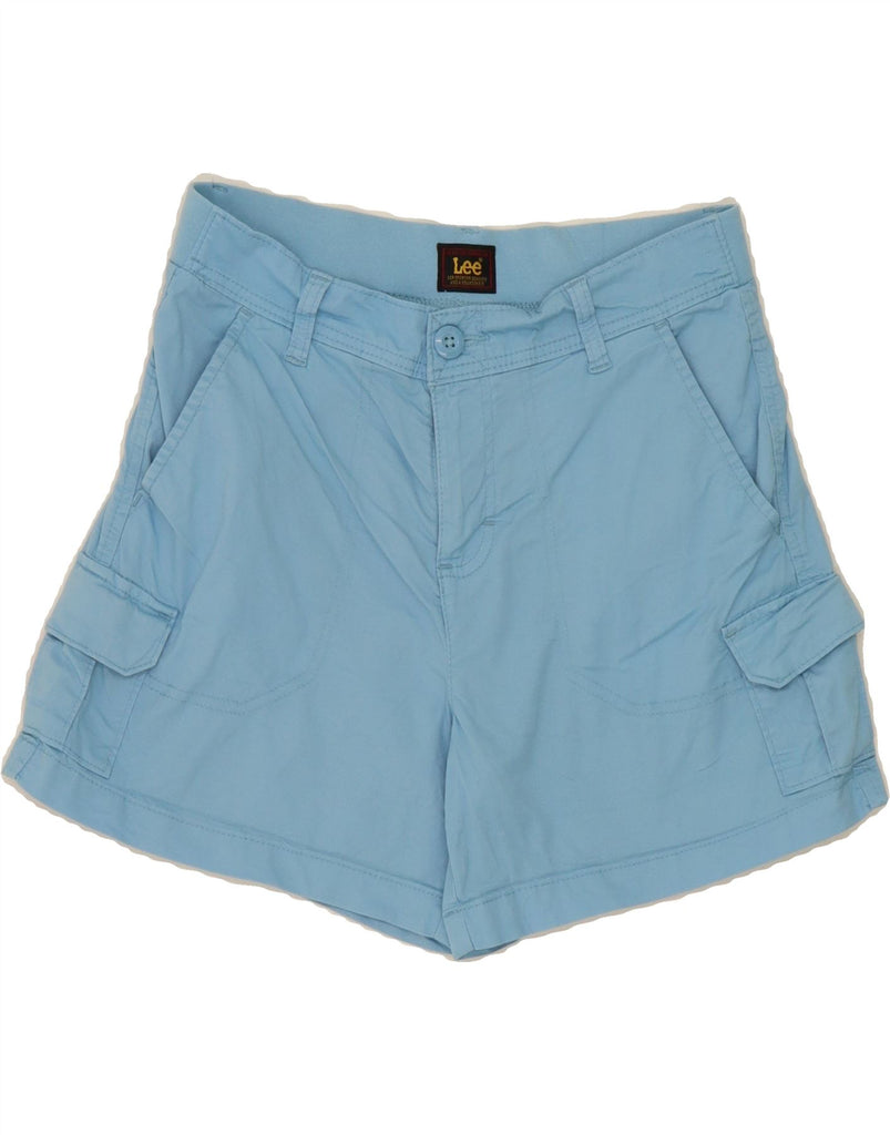 LEE Womens Cargo Shorts US 6 Medium W28  Blue Cotton Vintage Lee and Second-Hand Lee from Messina Hembry 
