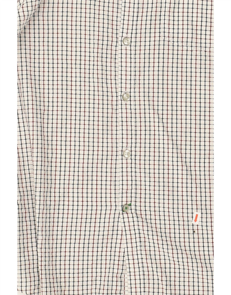 TOMMY HILFIGER Mens New York Fit Shirt XL White Check Cotton | Vintage Tommy Hilfiger | Thrift | Second-Hand Tommy Hilfiger | Used Clothing | Messina Hembry 