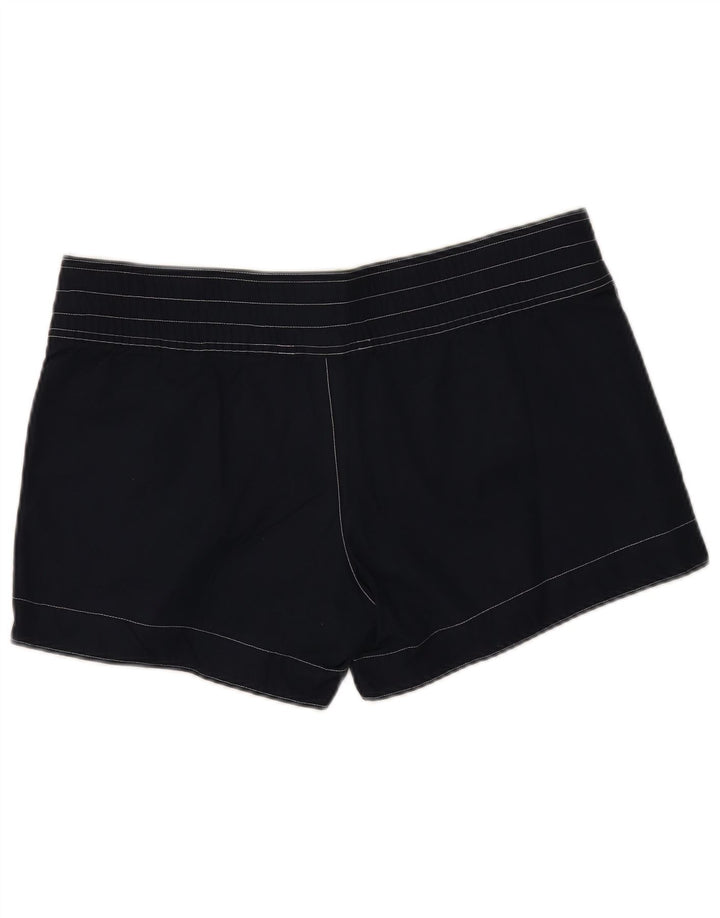NIKE Womens Casual Shorts W38 XL Navy Blue Cotton