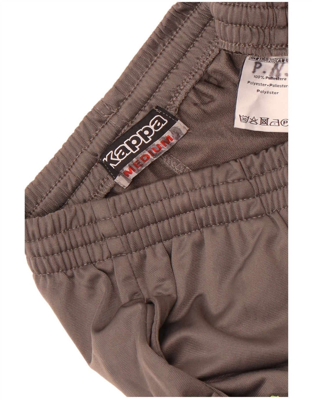 Kappa Mens Tracksuit Trousers Medium  Grey Polyester