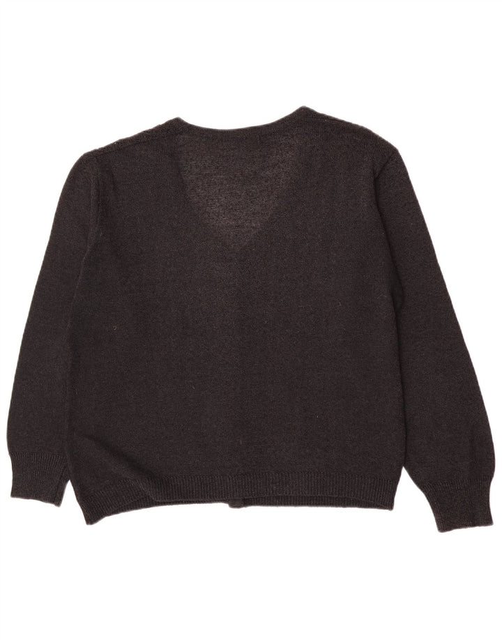 Sara Valentino Womens Cardigan Sweater UK 16 Large Black