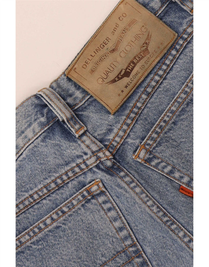 Vintage Mens Denim Shorts W30 Medium Blue Cotton