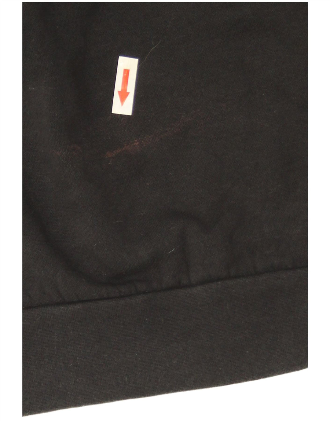 Adidas Womens Sweatshirt Jumper UK 12/14 Medium Black Cotton