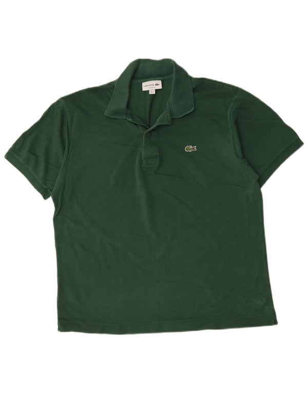 Lacoste Mens Classic Fit Polo Shirt Size 5 Large Green Cotton