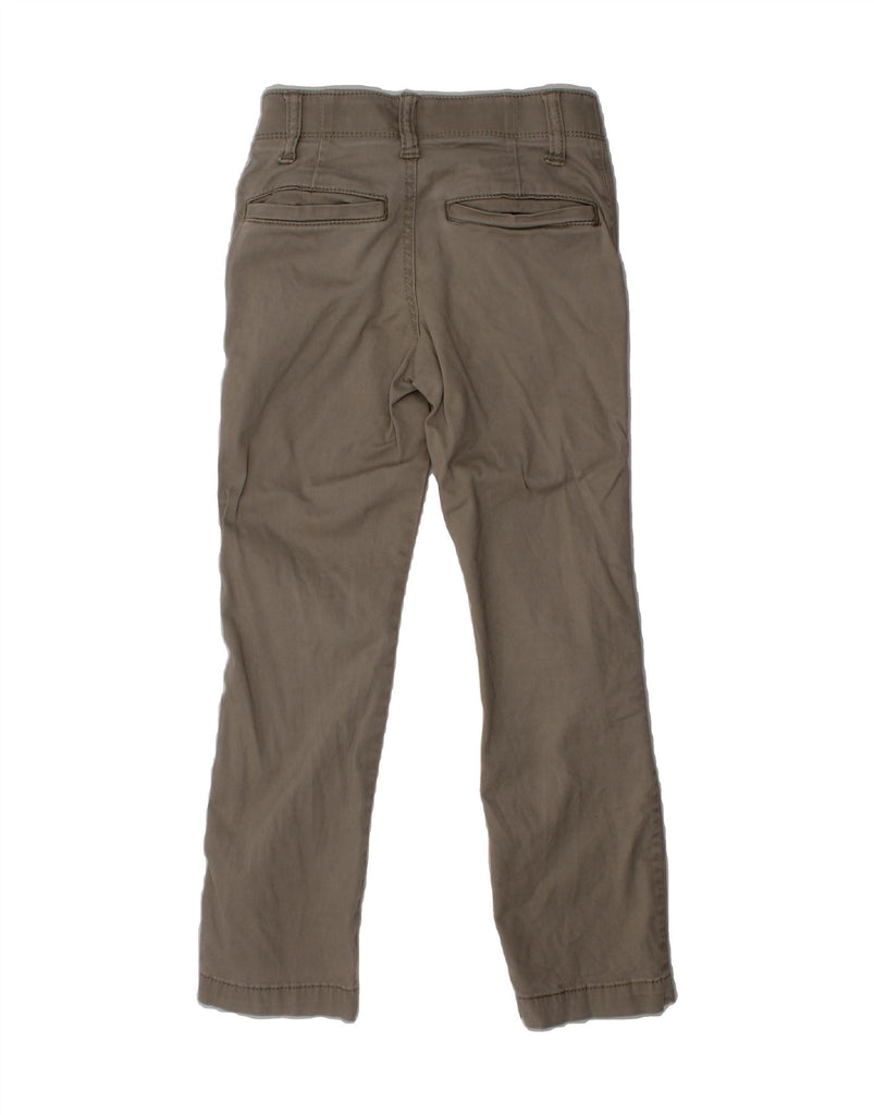 LEE Boys Extreme Comfort Slim Chino Trousers 7-8 Years W23 L20 Grey Cotton Vintage Lee and Second-Hand Lee from Messina Hembry 