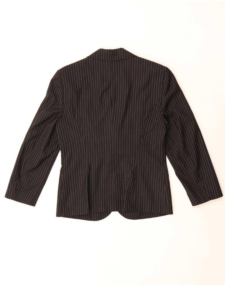 Esprit Womens 2 Button Piece Suit UK 12 Medium W30 L30 Black Striped