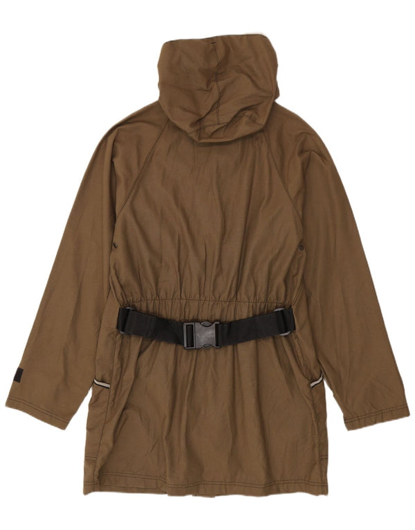Refrigiwear Mens Hooded Parka Jacket UK 40 Large Khaki Cotton