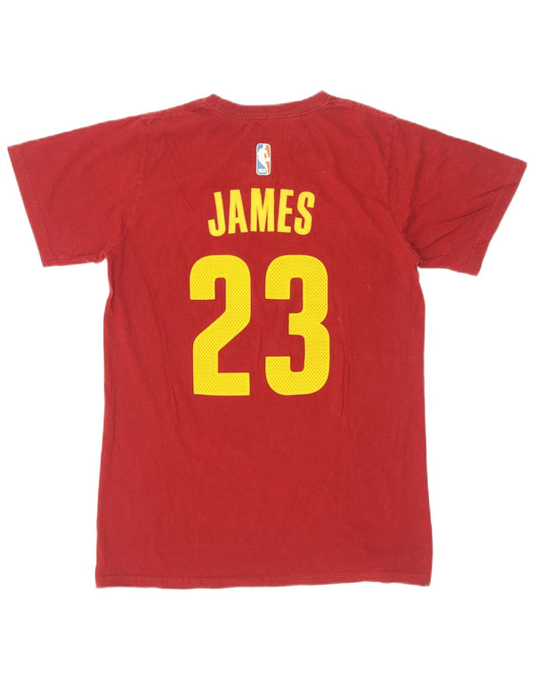 Adidas Mens Cleveland Graphic T-Shirt Top Small Red Cotton