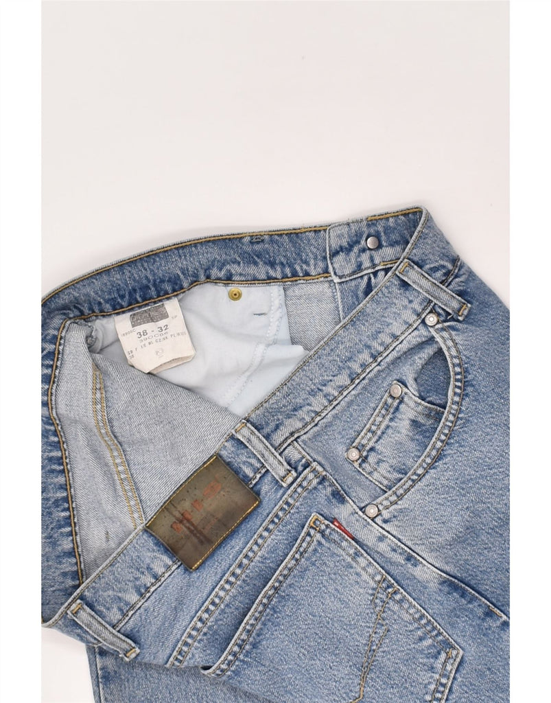 H.I.S Mens Straight Jeans W38 L32  Blue Cotton | Vintage H.I.S | Thrift | Second-Hand H.I.S | Used Clothing | Messina Hembry 