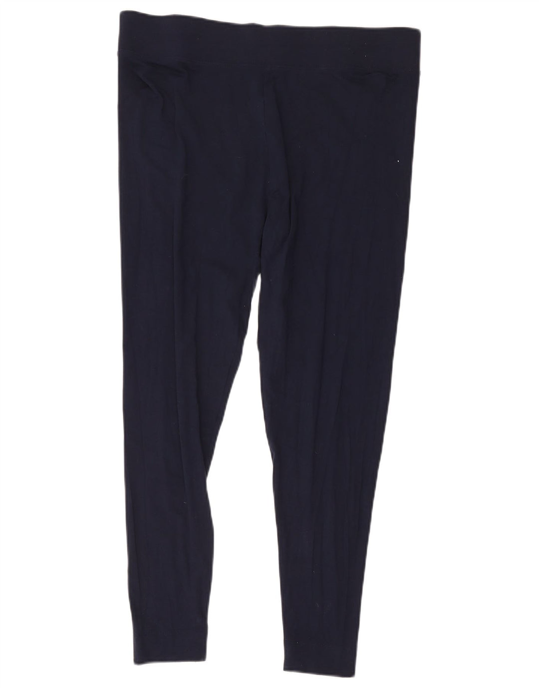 Marks & Spencer Womens Leggings UK 18 XL Navy Blue Viscose