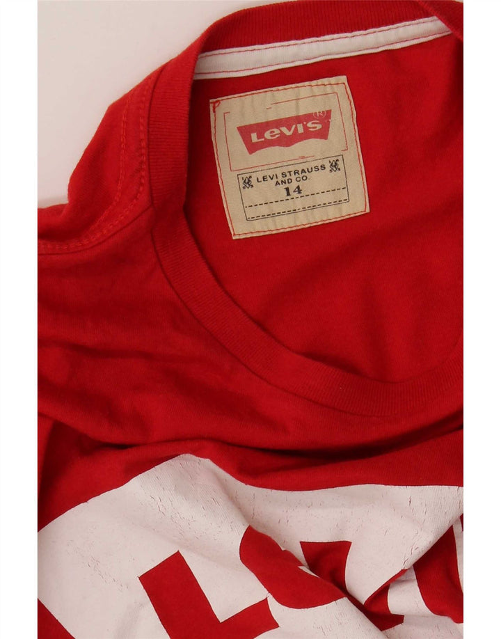 Levi's Boys Graphic T-Shirt Top 13-14 Years Red