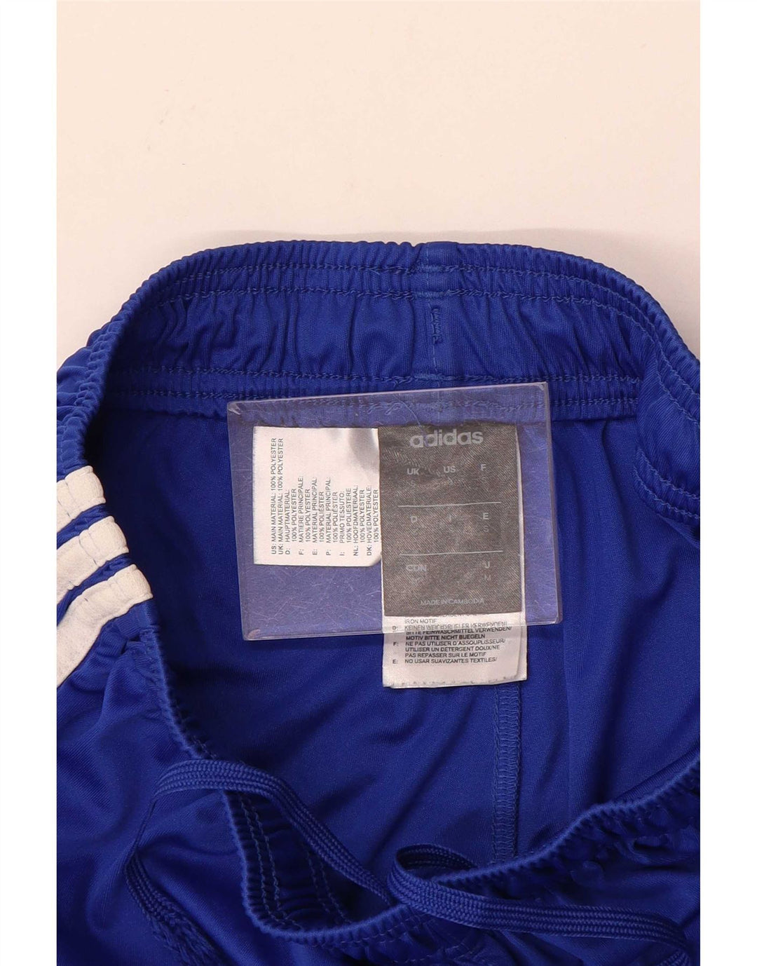 Adidas Mens Climalite Sport Shorts Small Blue Polyester