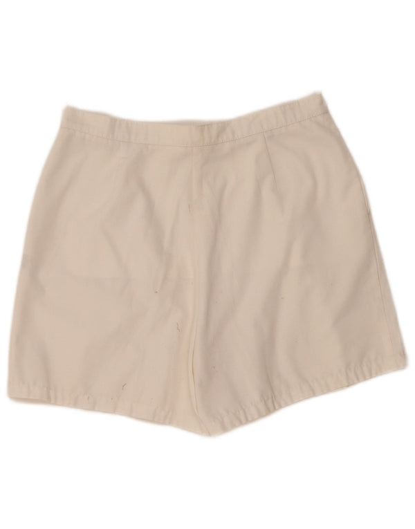 Ellesse Womens High Waist Pegged Chino Shorts Medium W30 White