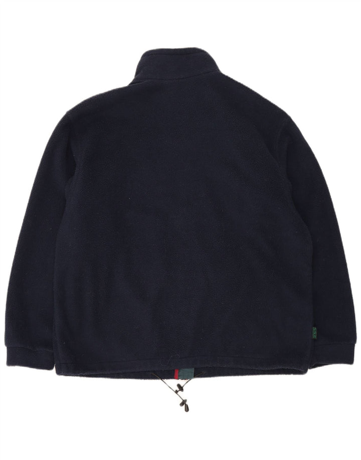 LOWE ALPINE Mens Fleece Jacket UK 42 XL Navy Blue Polyester