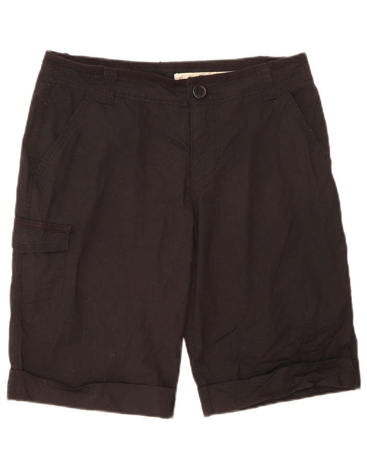 Dkny Womens Cargo Shorts US 8 Medium W33 Black Cotton