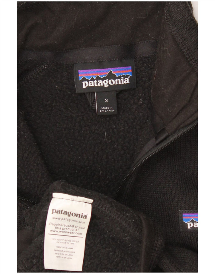 Patagonia Womens Regular Fit Tracksuit Top Jacket UK 10 Small Black
