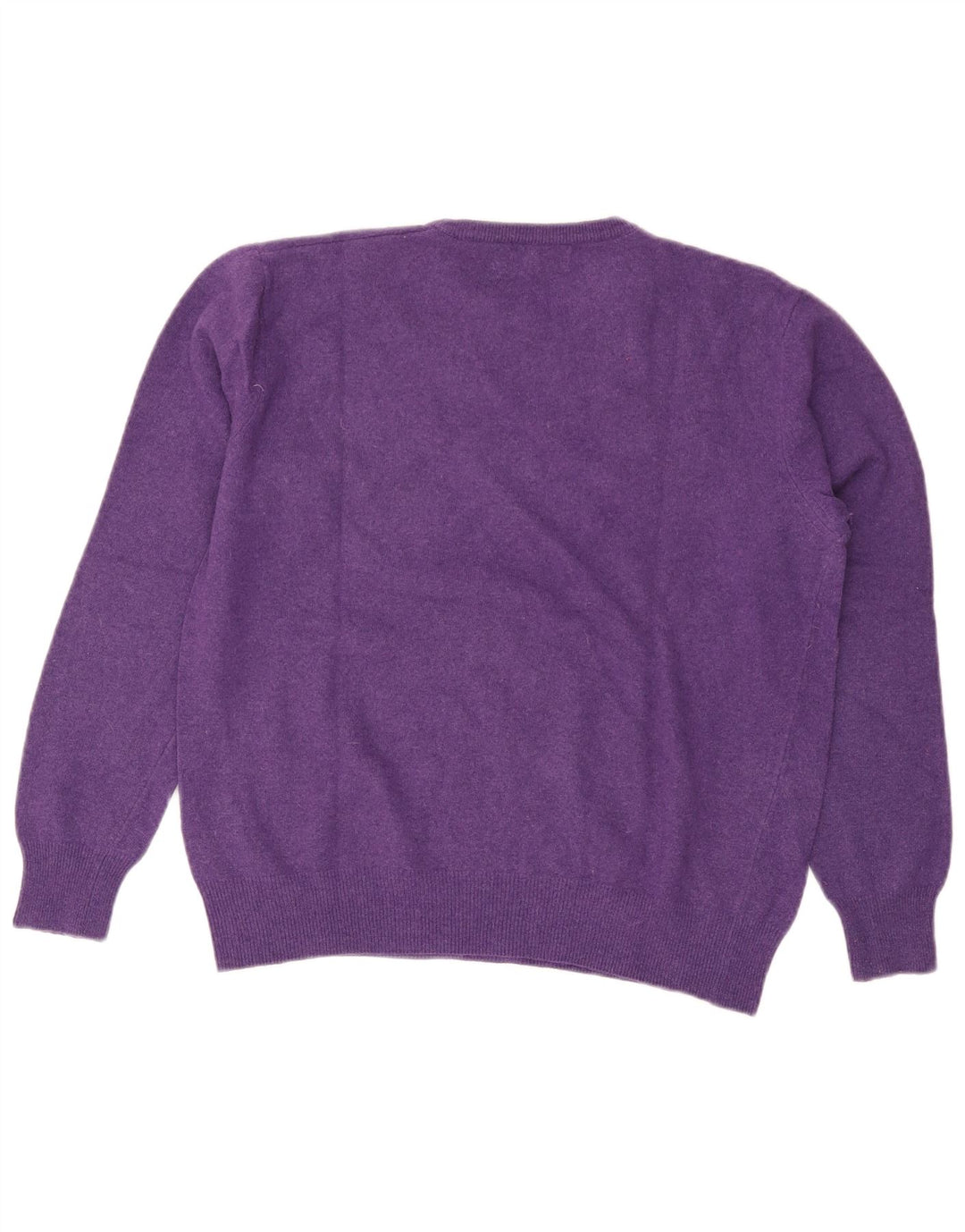 Kappa Womens Crew Neck Jumper Sweater UK 14 Medium Purple Wool
