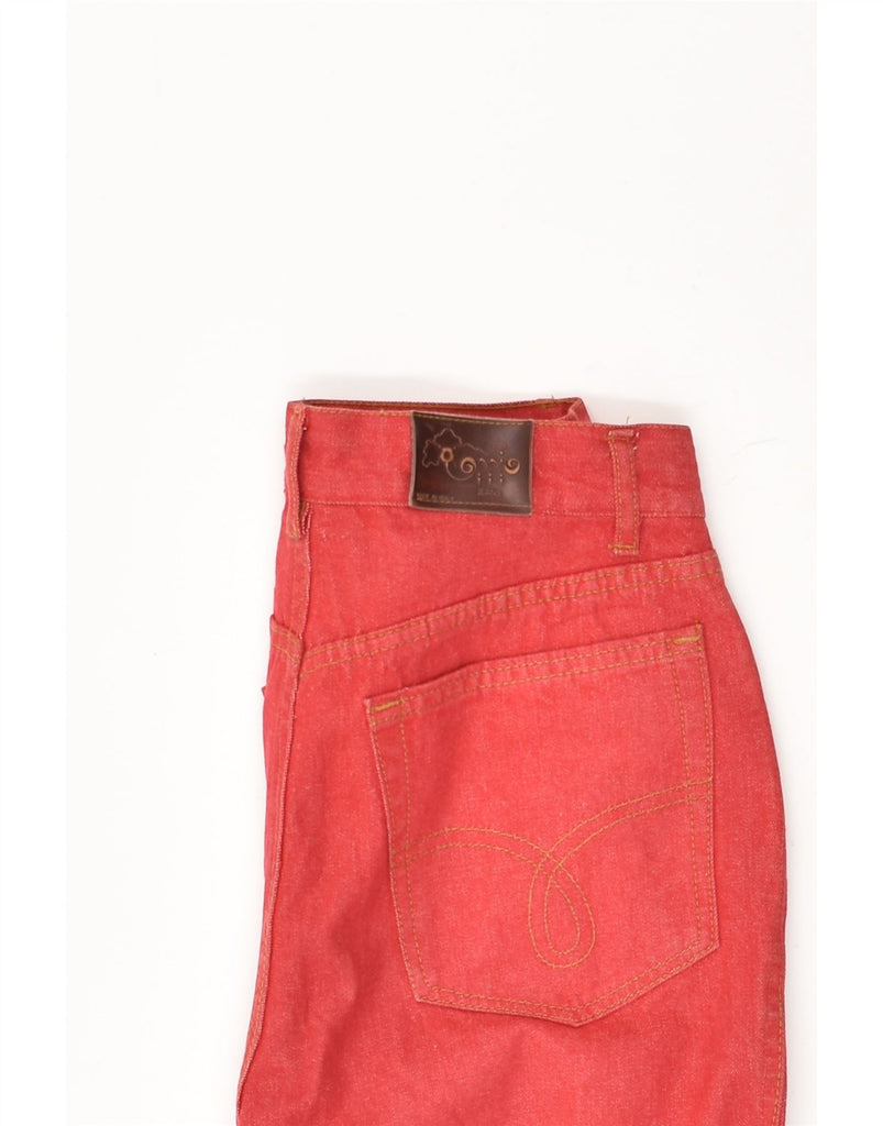 VINTAGE Womens Tapered Jeans W28 L26 Red Cotton | Vintage Vintage | Thrift | Second-Hand Vintage | Used Clothing | Messina Hembry 