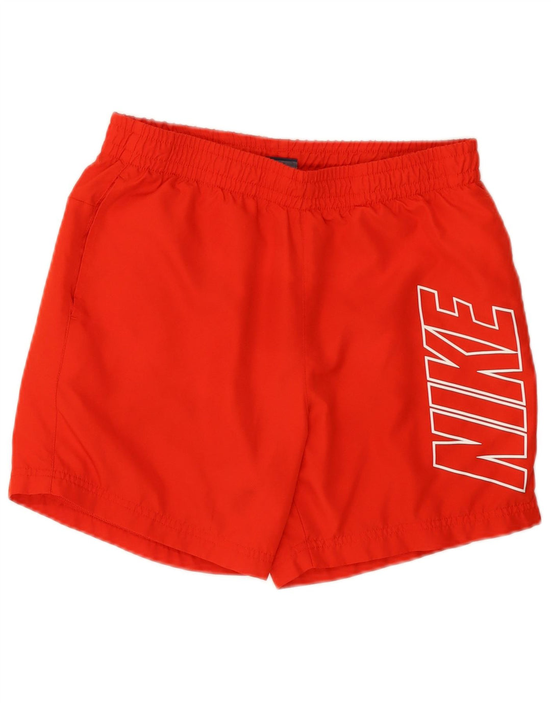 NIKE Mens Graphic Sport Shorts Small  Red Polyester