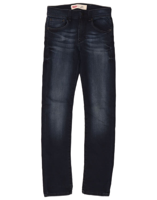Levi's Girls 510 Skinny Jeans 11-12 Years W26 L29 Navy Blue Cotton