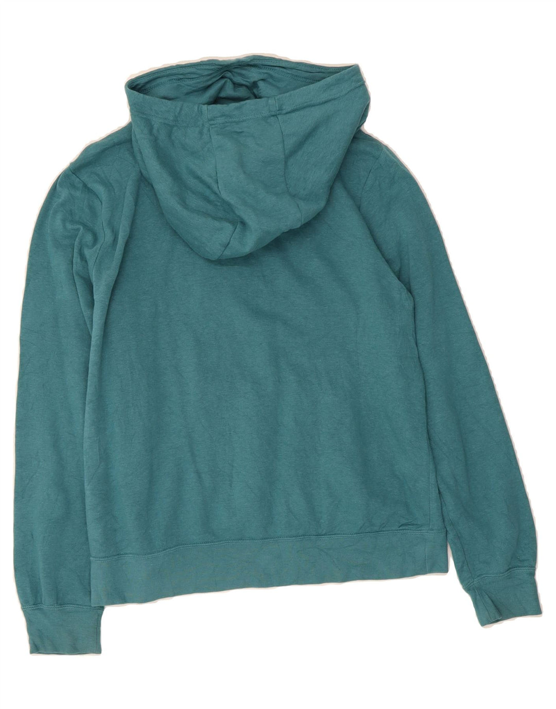 NIKE Womens Hoodie Jumper UK 14 Medium Green Cotton Vintage Nike and Second-Hand Nike from Messina Hembry 