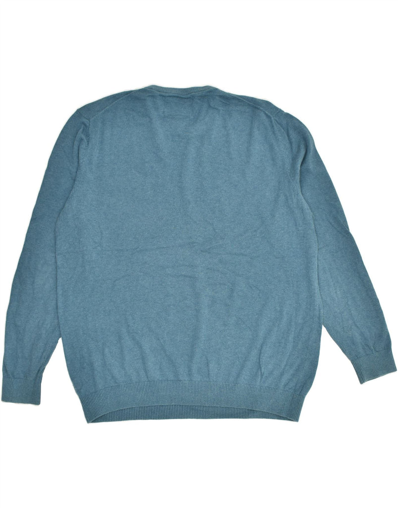 JOULES Mens Crew Neck Jumper Sweater 2XL Blue Cotton | Vintage Joules | Thrift | Second-Hand Joules | Used Clothing | Messina Hembry 