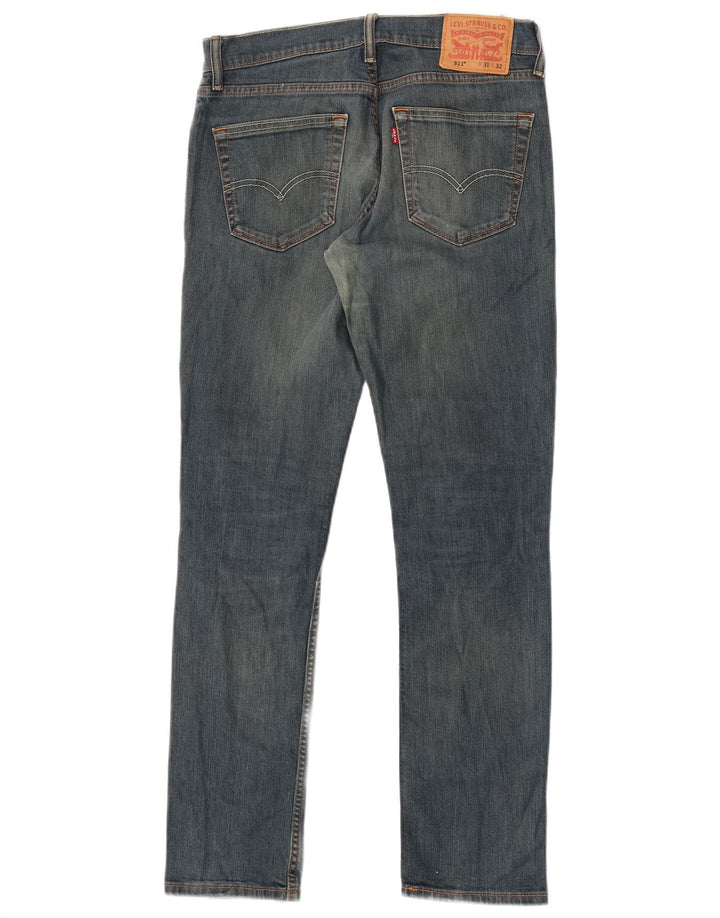 Levi's Mens 511 Slim Jeans W31 L32 Blue Cotton