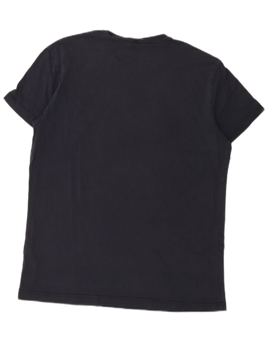 Diesel Mens Graphic T-Shirt Top 2XL Navy Blue Cotton